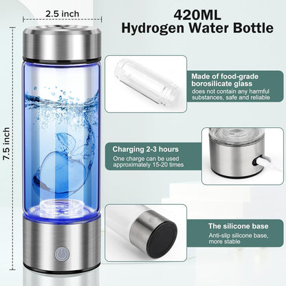 Hydrogen Water Bottle 420ml - Ashua LLC